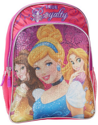 Disney Girls Multi Princess 16 Inch Backpack