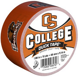 Duck Brand College Logo Duct Tape, 10 yards- Oregon State