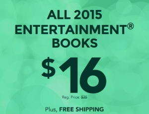 Entertainment Books - 16dollars
