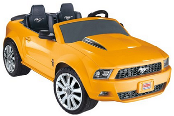 Fisher-Price Power Wheels Ford Mustang (Amazon Exclusive-Yellow)