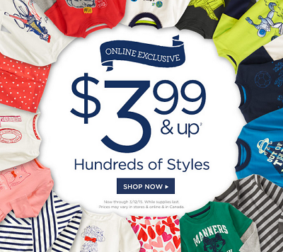 Gymboree - 3.99 and up