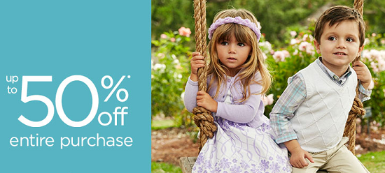 Gymboree- up to 50percent off