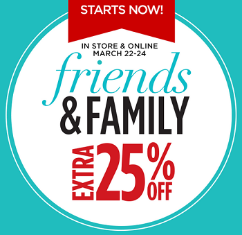 JC Penney - Friends and Family Sale