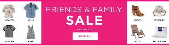 Kohls - Friends and Family 3-19-15