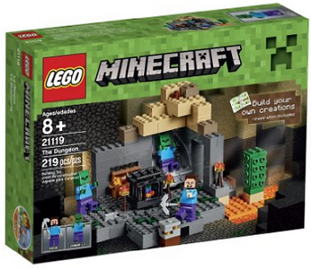 LEGO Minecraft 21119 the Dungeon Building Kit
