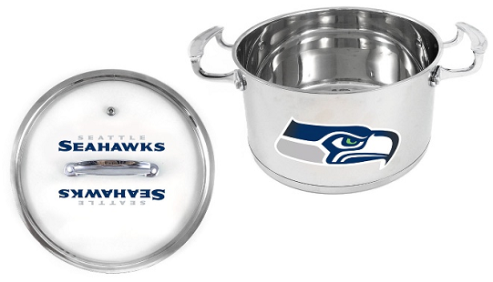 NFL 5-Quart Stainless Steel Chili Pot with Lid