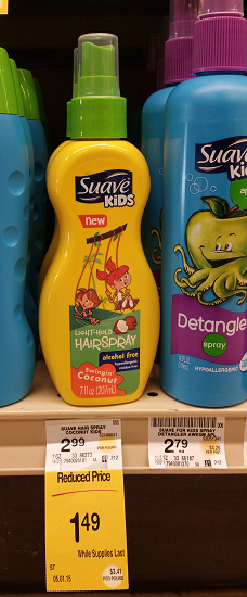 Safeway-Suave-Kids-Hair-Spray-reduced-price