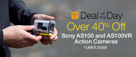 Sony AS100 and AS100VR Action Cameras