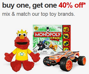 Target Toys - BOGO 40 percent