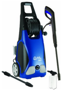 AR Blue Clean AR383 1900 PSI 1.5 GPM 14 Amp Electric Pressure Washer with Hose Reel