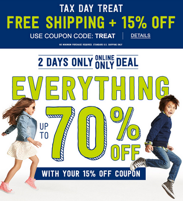 Crazy 8 - free shipping and 15percent off