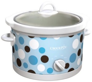 Crock-Pot SCR450-BP Slow Cooker, 4.5-Quart, Polka Dot Pattern