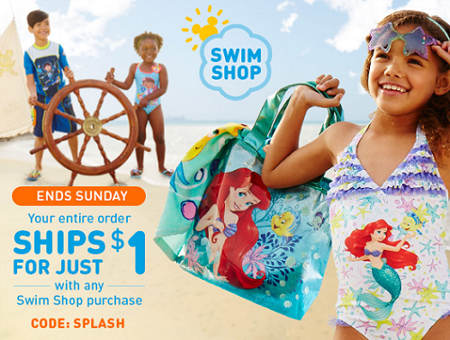 Disney Store - 1dollar shipping with swim shop purchase