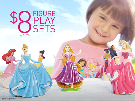 Disney Store - 8dollar figure play sets