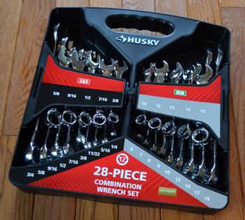 Husky-28-piece-wrench-set-sold