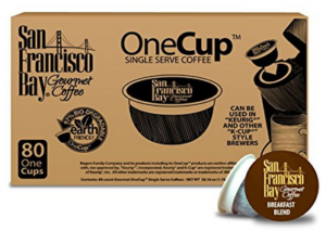 San Francisco Bay OneCup, Breakfast Blend, 80 Single Serve Coffees