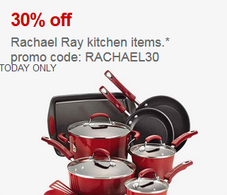 Target - 30percent off Rachael Ray