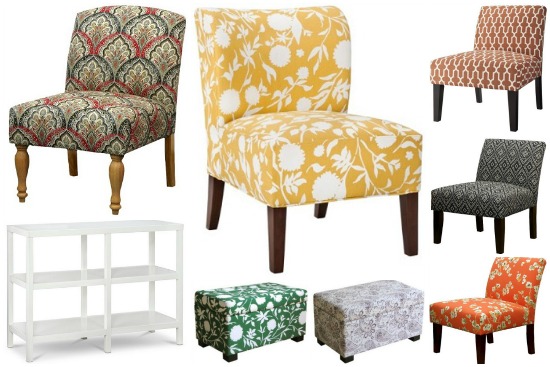 Ottomans Chairs Bookshelf, Target Upholstered Chairs Clearance