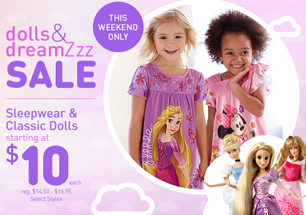 Disney Store - Dolls and DreamZzz Sale