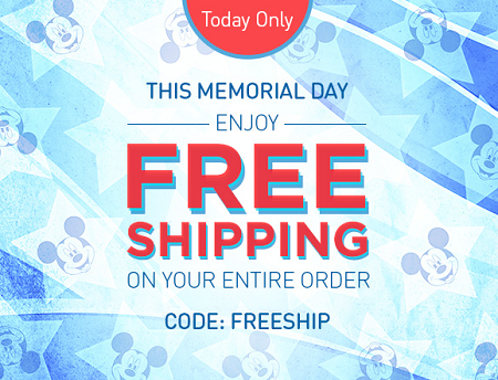 Disney Store - FREE Shipping Memorial Day