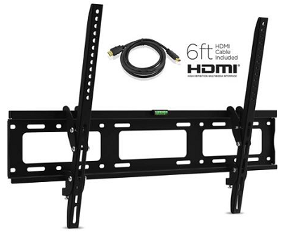 Ematic Tilting TV Wall Mount Kit with HDMI Cable for 30 - 79 Displays