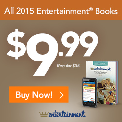 Entertainment Books - 9.99 5-12-15
