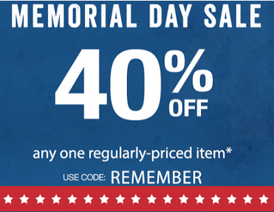 Family Christian - Memorial Day Sale 40percent off
