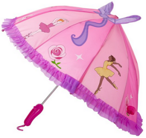 Kidorable Little Girls Ballet Umbrella