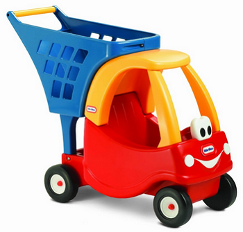 Little Tikes Cozy Shopping Cart Red-Yellow