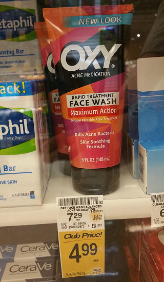 Safeway-Oxy-acne-medicated-face-wash
