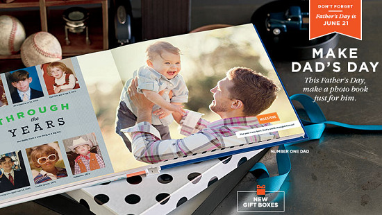Shutterfly- photo book fathers day