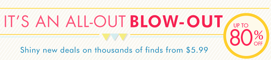 Zulily - blow out sale