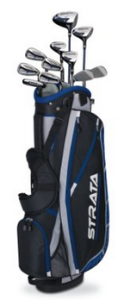 Callaway Mens Strata Plus Complete Golf Club Set with Bag (16-Piece)