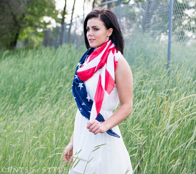 Cents of Style - Stars and Stripes Scarf