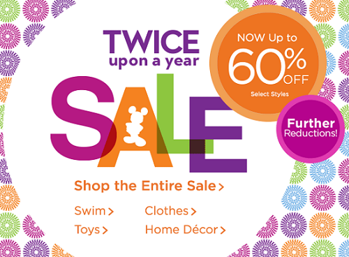 Disney Store Twice Upon a Year Sale - up to 60percent off