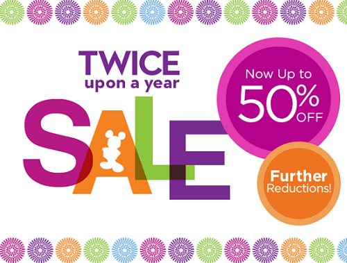 Disney Twice Upon a Year Sale - up to 50percent