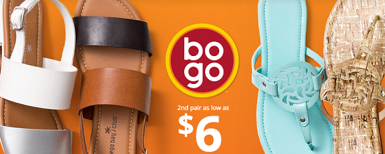 Payless - BOGO 2nd pair as low as 6dollars