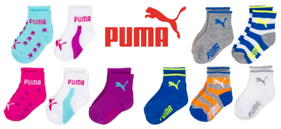 Puma Kids Baby Socks, 6-Pack