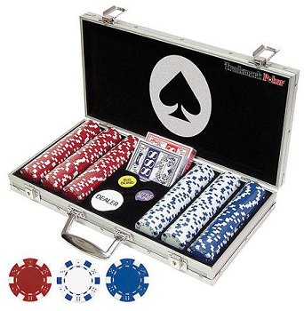 Trademark Poker Maverick 300 Dice Style 11.5g Poker Chip Set