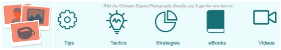 Ultimate Digital Photography Bundle - tips banner