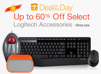 Amazon Gold Box - up to 60percent off Logitech accessories