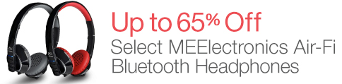Amazon Gold Box - up to 65percent off MEElectronics headphones
