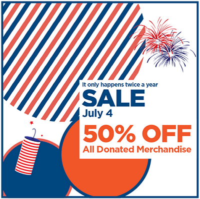 Goodwill 4th of July Sale