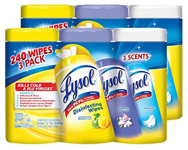 Lysol Disinfecting Wipes Variety Value Pack, 480 Count