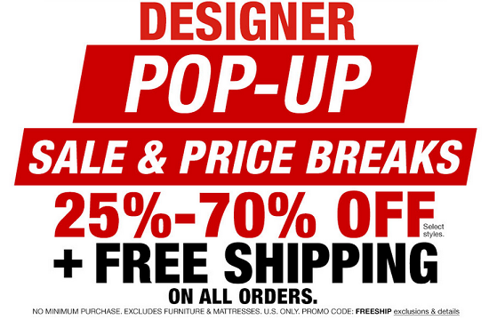 Macys - free shipping plus designer pop-up sale