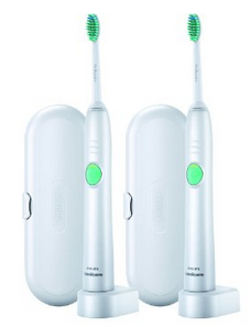 Philips Sonicare HX6552-75 Easy Clean Electric Toothbrush 2 Pack