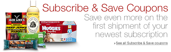 Subscribe and Save coupons