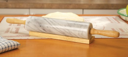 Fox Run Marble Rolling Pin and Base