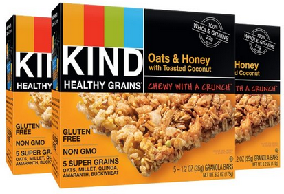 KIND Healthy Grains Granola Bars, Oats & Honey with Toasted Coconut