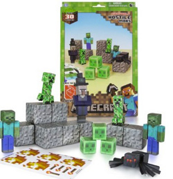 Minecraft-Papercraft-Hostile-Mobs-Set